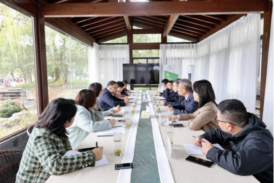 温州医科大学党委书记金焕民一行来校调研交流